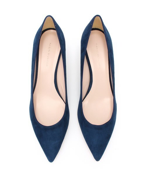 FABIO RUSCONI（ファビオルスコーニ）の「【FABIO RUSCONI】ローヒール本革スエードプレーンパンプス (F61102)（パンプス・レディース・ブルー/キャメル・35/36/37/38/39）」の9枚目の写真