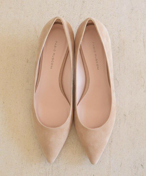 FABIO RUSCONI（ファビオルスコーニ）の「【FABIO RUSCONI】ローヒール本革スエードプレーンパンプス (F61102)（パンプス・レディース・ブルー/キャメル・35/36/37/38/39）」の13枚目の写真