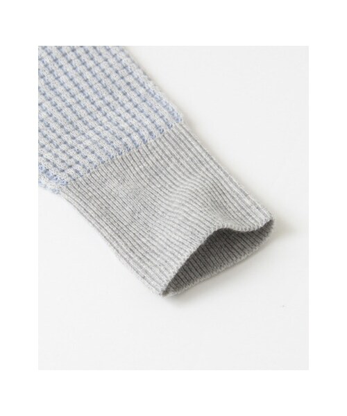 URBAN RESEARCH DOORS（アーバンリサーチドアーズ）の「ワッフルプルオーバーニット（トップス・レディース・BEIGE/GRAY・one）」の12枚目の写真