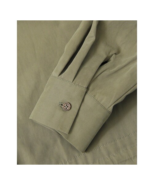 KBF（ケイビーエフ）の「【予約】WEB限定 シャツブルゾン（トップス・レディース・BEIGE/KHAKI/BLACK・one）」の21枚目の写真