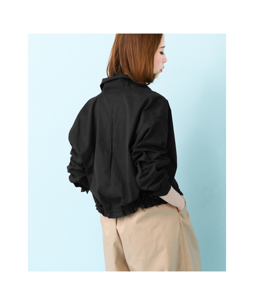 KBF（ケイビーエフ）の「【予約】WEB限定 シャツブルゾン（トップス・レディース・BEIGE/KHAKI/BLACK・one）」の9枚目の写真