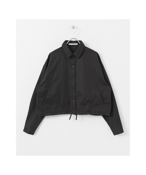 KBF（ケイビーエフ）の「【予約】WEB限定 シャツブルゾン（トップス・レディース・BEIGE/KHAKI/BLACK・one）」の2枚目の写真