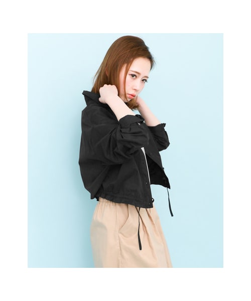 KBF（ケイビーエフ）の「【予約】WEB限定 シャツブルゾン（トップス・レディース・BEIGE/KHAKI/BLACK・one）」の8枚目の写真