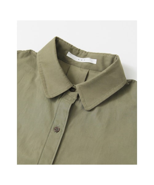 KBF（ケイビーエフ）の「【予約】WEB限定 シャツブルゾン（トップス・レディース・BEIGE/KHAKI/BLACK・one）」の19枚目の写真