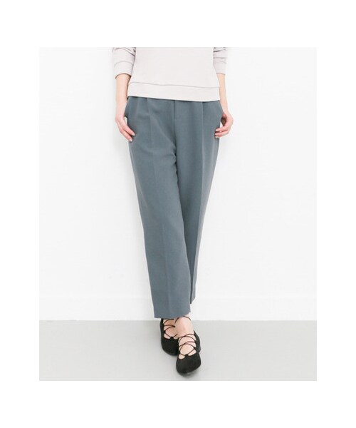 KBF(ケイビーエフ)の「KBF+ クロップドパンツ(パンツ・レディース・BLUE GRAY/BEIGE/OFF・one)」の8枚目の写真