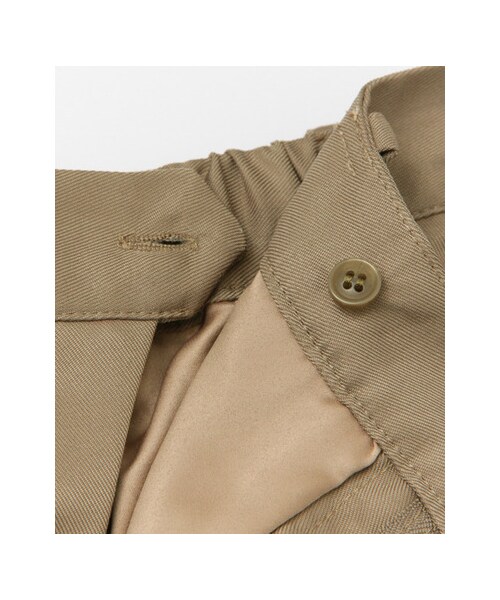 KBF（ケイビーエフ）の「センタープレスワイドパンツ（パンツ・レディース・KHAKI/OFF/D.NAVY・one）」の15枚目の写真