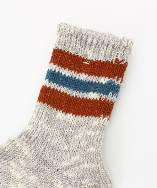 ANONYMOUSISM（アノニマスイズム）の「ANONYMOUS 3ラインスラブクォーター（ソックス/靴下・メンズ・ホワイト/ホワイト系その他/グレー系その他/ブルー系その他・FREE）」の5枚目の写真