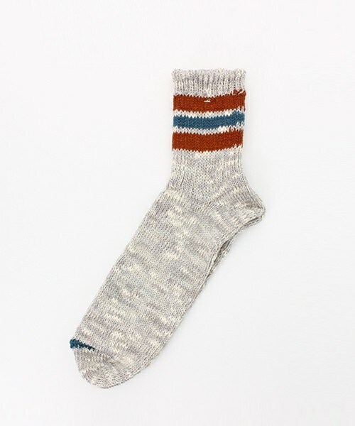 ANONYMOUSISM（アノニマスイズム）の「ANONYMOUS 3ラインスラブクォーター（ソックス/靴下・メンズ・ホワイト/ホワイト系その他/グレー系その他/ブルー系その他・FREE）」の4枚目の写真