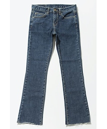 imvely | セミブーツカットデニムパンツ(デニムパンツ)