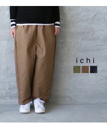 ichi | ichi コットンリネンギャザーパンツ(その他パンツ)