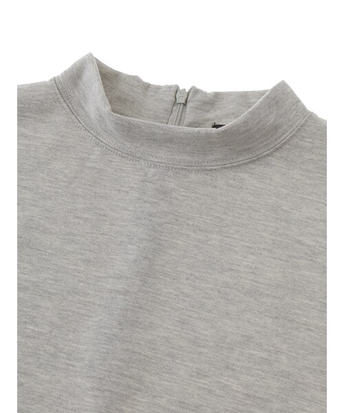 w closet（ダブルクローゼット）の「スリット入りハイネックプルオーバー（トップス・レディース・オフホワイト/グレー/ブラック・FREE）」の7枚目の写真