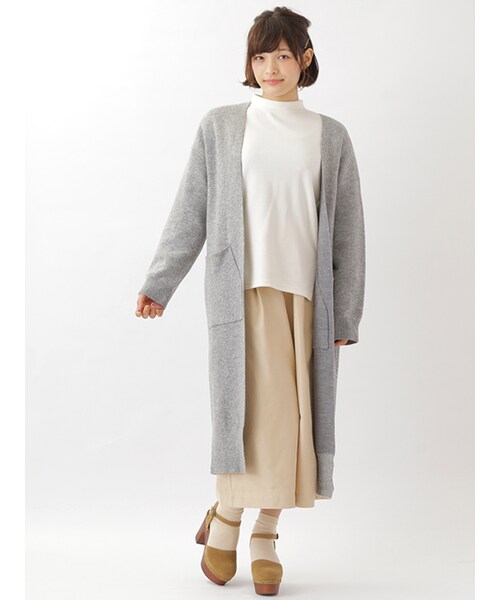 w closet（ダブルクローゼット）の「タック入りガウチョパンツ（パンツ・レディース・エクリュ/ミントグリーン/サックス・FREE）」の14枚目の写真