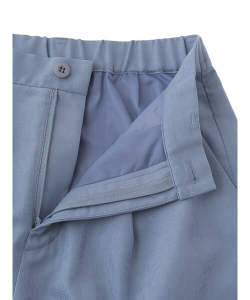 w closet（ダブルクローゼット）の「タック入りガウチョパンツ（パンツ・レディース・エクリュ/ミントグリーン/サックス・FREE）」の8枚目の写真