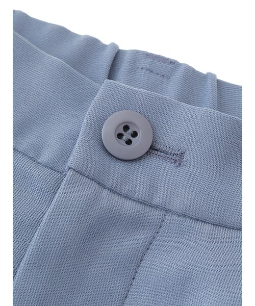 w closet（ダブルクローゼット）の「タック入りガウチョパンツ（パンツ・レディース・エクリュ/ミントグリーン/サックス・FREE）」の9枚目の写真