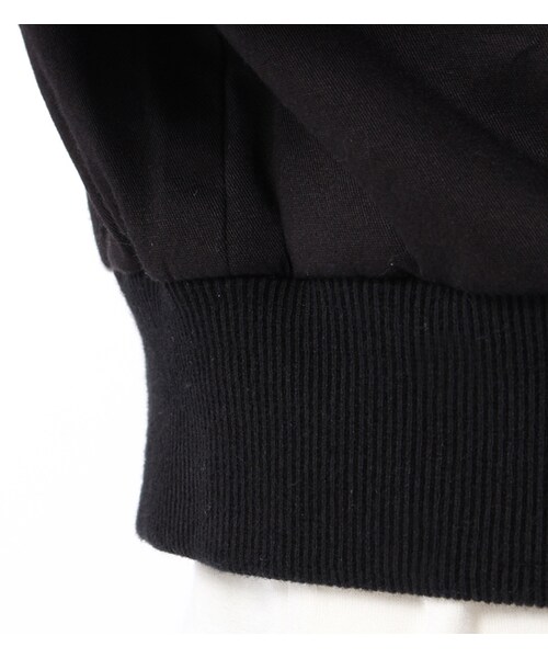 PAGEBOY（ページボーイ）の「フラップポケット付ノーカラーブルゾン（ジャケット/アウター・レディース・ブラック/グレーベージュ/カーキ）」の10枚目の写真