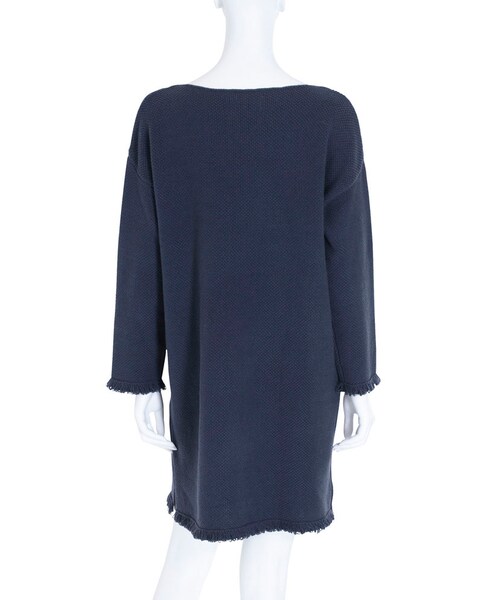 Ungrid（アングリッド）の「ループフリンジニットワンピ（ワンピース/ドレス・レディース・オフホワイト/ネイビー・F）」の7枚目の写真