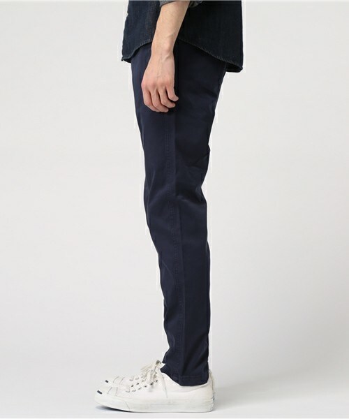 FREDY&GLOSTER（フレディアンドグロスター）の「60/2 ストレッチギャバパンツ（チノパンツ・メンズ・ベージュ/ネイビー・M/L/S）」の3枚目の写真