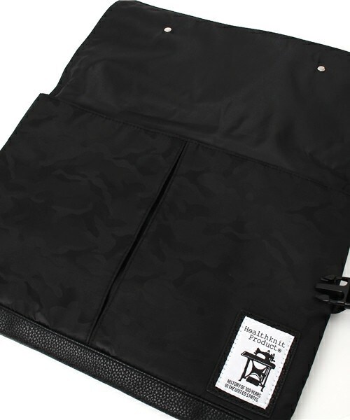 RATTLE TRAP（ラトルトラップ）の「【Healthknit(ヘルスニットプロダクト)×RATTLE TRAP】クラッチ&ショルダーバッグ（ショルダーバッグ・メンズ・ブラック/ベージュ/ネイビー・FREE）」の11枚目の写真