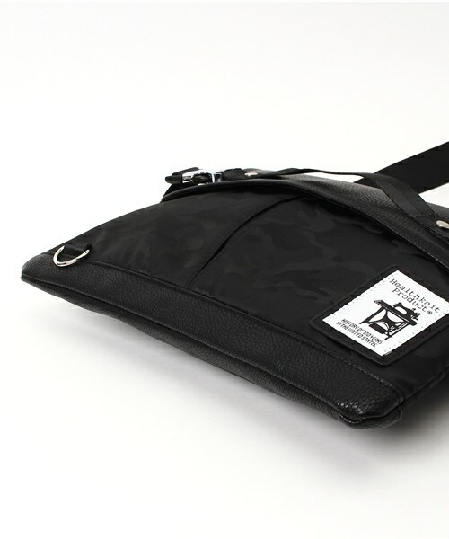 RATTLE TRAP（ラトルトラップ）の「【Healthknit(ヘルスニットプロダクト)×RATTLE TRAP】クラッチ&ショルダーバッグ（ショルダーバッグ・メンズ・ブラック/ベージュ/ネイビー・FREE）」の10枚目の写真