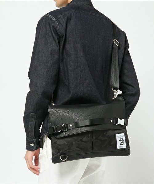 RATTLE TRAP（ラトルトラップ）の「【Healthknit(ヘルスニットプロダクト)×RATTLE TRAP】クラッチ&ショルダーバッグ（ショルダーバッグ・メンズ・ブラック/ベージュ/ネイビー・FREE）」の14枚目の写真