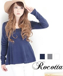 Rocotta by MOERY | Rocotta(ロコッタ) ペプラムニットトップス(ニット/セーター)