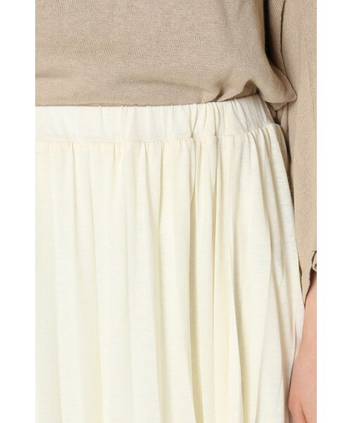 SLOBE IENA（スローブイエナ）の「《予約》カットプリーツマキシスカート◆（スカート・ナチュラル/キャメル/ネイビー/オールドブラウン・フリー）」の12枚目の写真