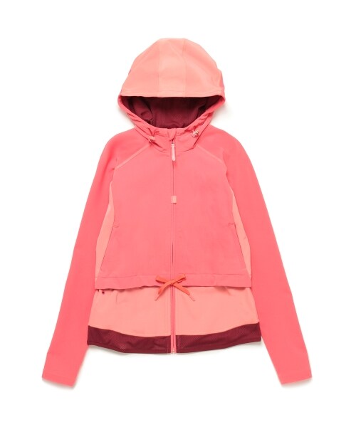 emmi（エミ）の「【emmi studio】ランニングパーカー（パーカー・レディース・BLU/RED/BLK・0/1）」の2枚目の写真