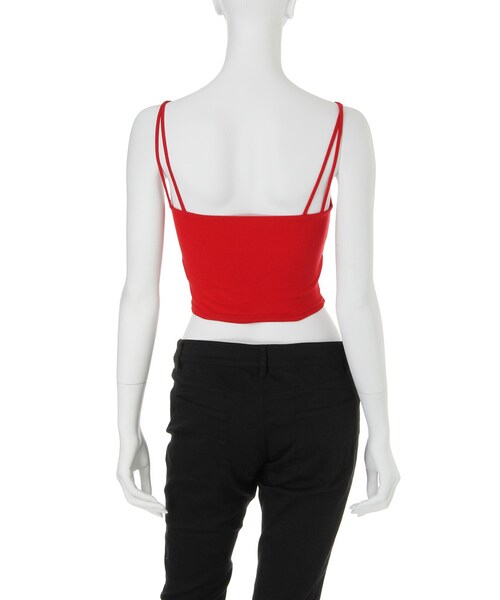 GYDA（ジェイダ）の「SPRINGバインダービスチェ（トップス・レディース・オフホワイト/グレー/ブラック/レッド/イエロー/ネイビー・F）」の9枚目の写真