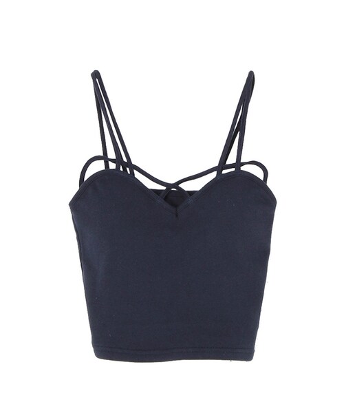 GYDA（ジェイダ）の「SPRINGバインダービスチェ（トップス・レディース・オフホワイト/グレー/ブラック/レッド/イエロー/ネイビー・F）」の6枚目の写真