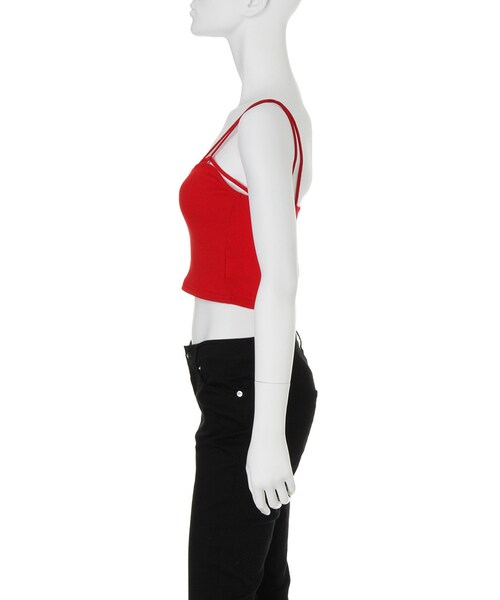 GYDA（ジェイダ）の「SPRINGバインダービスチェ（トップス・レディース・オフホワイト/グレー/ブラック/レッド/イエロー/ネイビー・F）」の8枚目の写真