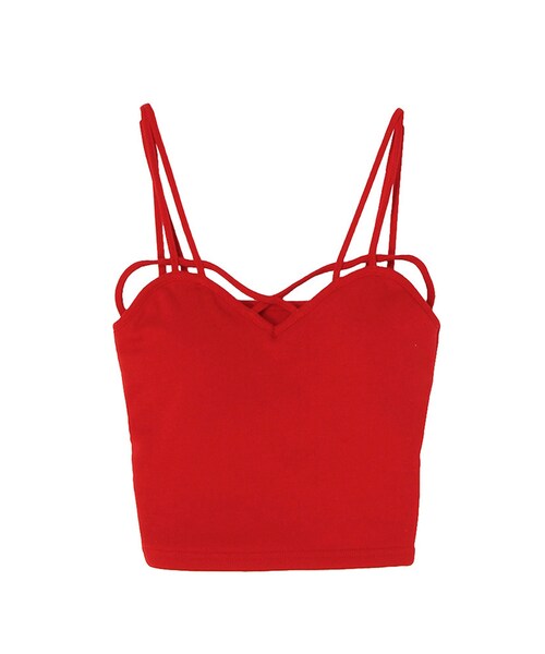 GYDA（ジェイダ）の「SPRINGバインダービスチェ（トップス・レディース・オフホワイト/グレー/ブラック/レッド/イエロー/ネイビー・F）」の5枚目の写真