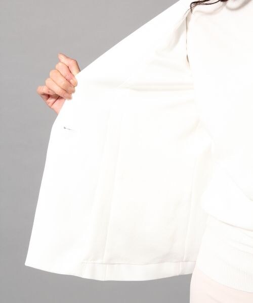 BLISS POINT（ブリスポイント）の「ノーカラーテーラージャケット（ジャケット/アウター・レディース・ホワイト/ピンク・M/L）」の14枚目の写真