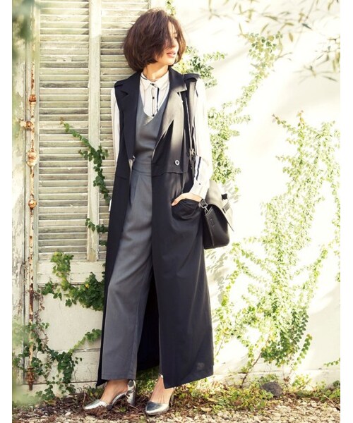 Re:EDIT（リエディ）の「【2/17 一般販売開始】[送料無料]【先行予約特典！ポイント5倍】[全5color][春新作][リエディオリジナル]アンクルストラップ太ヒールパンプス（シューズ・レディース・ブラック/ホワイト/ゴールド/シルバー/パイソン・S/M/L/LL）」の4枚目の写真