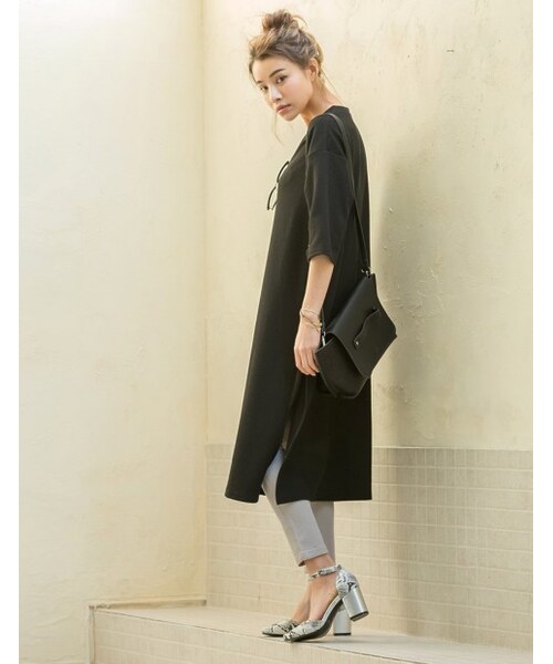 Re:EDIT（リエディ）の「【2/17 一般販売開始】[送料無料]【先行予約特典！ポイント5倍】[全5color][春新作][リエディオリジナル]アンクルストラップ太ヒールパンプス（シューズ・レディース・ブラック/ホワイト/ゴールド/シルバー/パイソン・S/M/L/LL）」の8枚目の写真