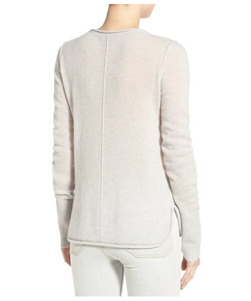 JAMES PERSE（ジェームスパース）の「James Perse V-Neck Cashmere Sweater（ニット/セーター・レディース・Beige/White・Regular 0/Regular 1/Regular 2/Regular 3/Regular 4）」の5枚目の写真