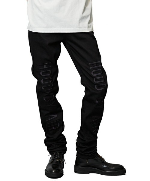 HOOD BY AIR（フードバイエアー）の「HOOD BY AIR 『PEDRO BLACK』ブラックデニムパンツ（デニムパンツ・メンズ・ブラック・28/30/32）」の10枚目の写真