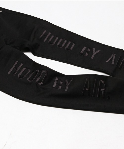 HOOD BY AIR（フードバイエアー）の「HOOD BY AIR 『PEDRO BLACK』ブラックデニムパンツ（デニムパンツ・メンズ・ブラック・28/30/32）」の7枚目の写真