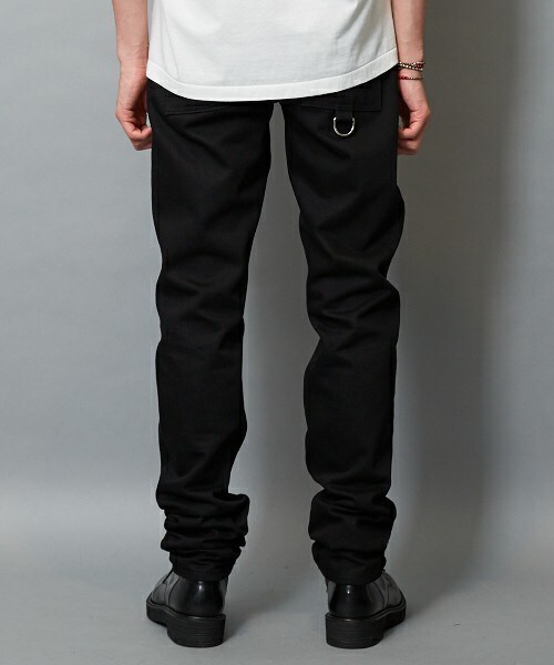HOOD BY AIR（フードバイエアー）の「HOOD BY AIR 『PEDRO BLACK』ブラックデニムパンツ（デニムパンツ・メンズ・ブラック・28/30/32）」の13枚目の写真