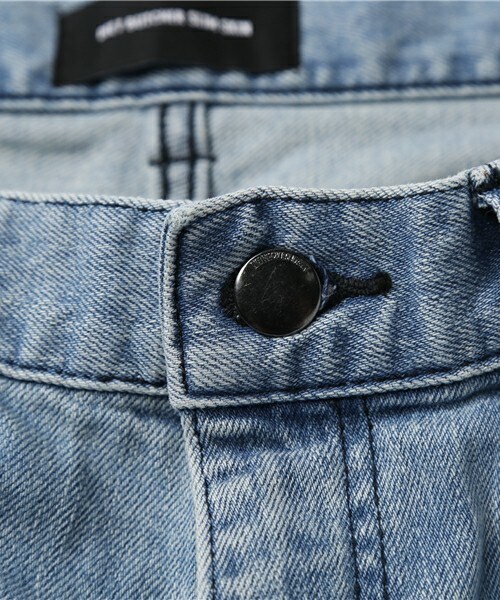 DIET BUTCHER（ダイエットブッチャー）の「DIET BUTCHER SLIM SKIN ルーズフィットリペアデニム（デニムパンツ・メンズ・ブルー・1/2）」の13枚目の写真