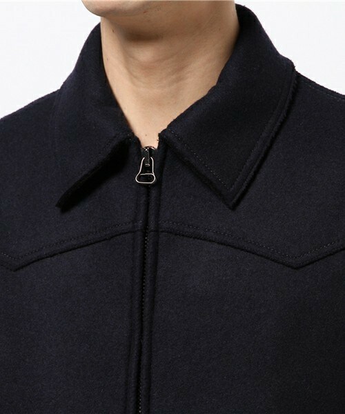 LANVIN（ランバン）の「LANVIN メルトンブルゾン（ブルゾン・メンズ・ブラック/ネイビー・44/46）」の6枚目の写真