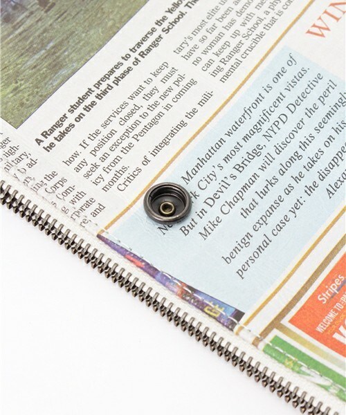 MATATABI(マタタビ)の「MATATABI ニュースペーパークラッチバッグ(クラッチバッグ・メンズ・ホワイト・FREE)」の7枚目の写真