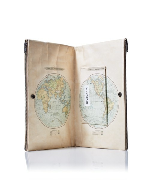 MATATABI(マタタビ)の「MATATABI PAPER 『PARIS』クラッチバッグ(クラッチバッグ・メンズ・ベージュ・FREE)」の3枚目の写真