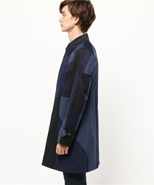 ANREALAGE アンリアレイジパッチワークステンカラーコート