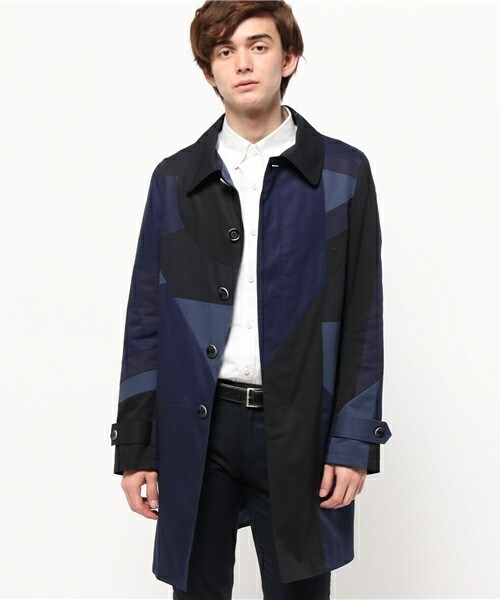ANREALAGE アンリアレイジパッチワークステンカラーコート