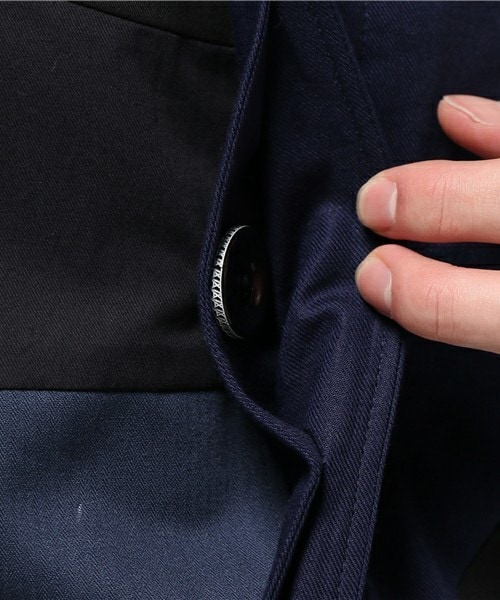 ANREALAGE パッチワークステンカラーコート