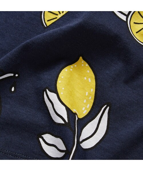 ami（アミ）の「AMI Lemon-Print Cotton-Jersey T-Shirt（Tシャツ/カットソー）」 - WEAR
