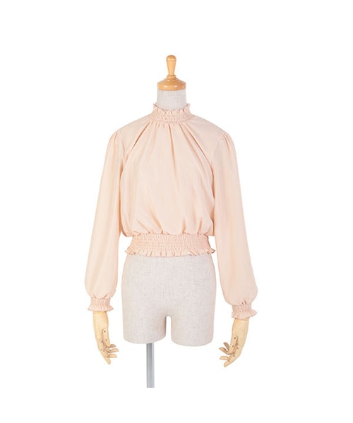 an another angelus（アンアナザーアンジェラス）の「スモッキングスタンドブラウス/an another angelus（シャツ/ブラウス・レディース・その他）」の2枚目の写真