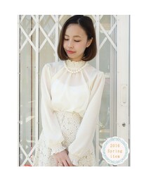 an another angelus | スモッキングスタンドブラウス/an another angelus(シャツ/ブラウス)