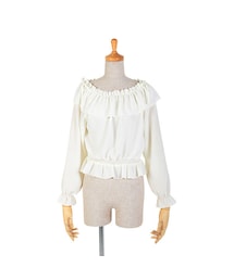 F i.n.t | ショルダーリボンオフショルブラウス/F&A(シャツ/ブラウス)