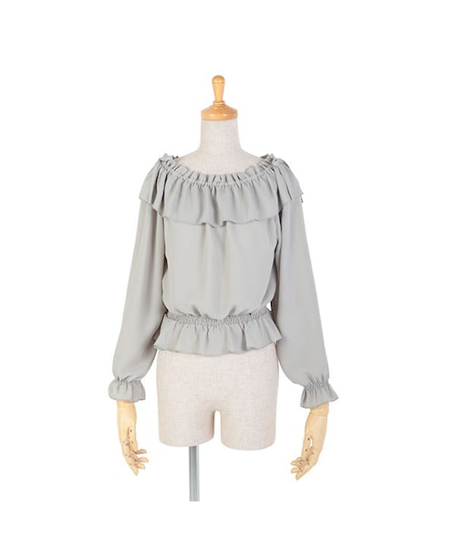 F i.n.t（フィント）の「ショルダーリボンオフショルブラウス/F&A（シャツ/ブラウス・レディース・その他）」の2枚目の写真